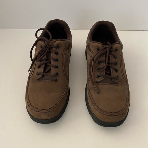 Men’s Rockport Ridgefield Eureka Lace Up Shoes Chocolate 8 - Picture 6 of 7
